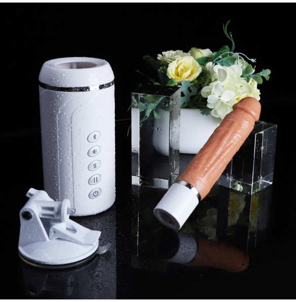 TAIWAN OMYSKY - Wonderful Night Bluetooth Thursting Dildo Machine (L:19.2cm - D:3.5cm)